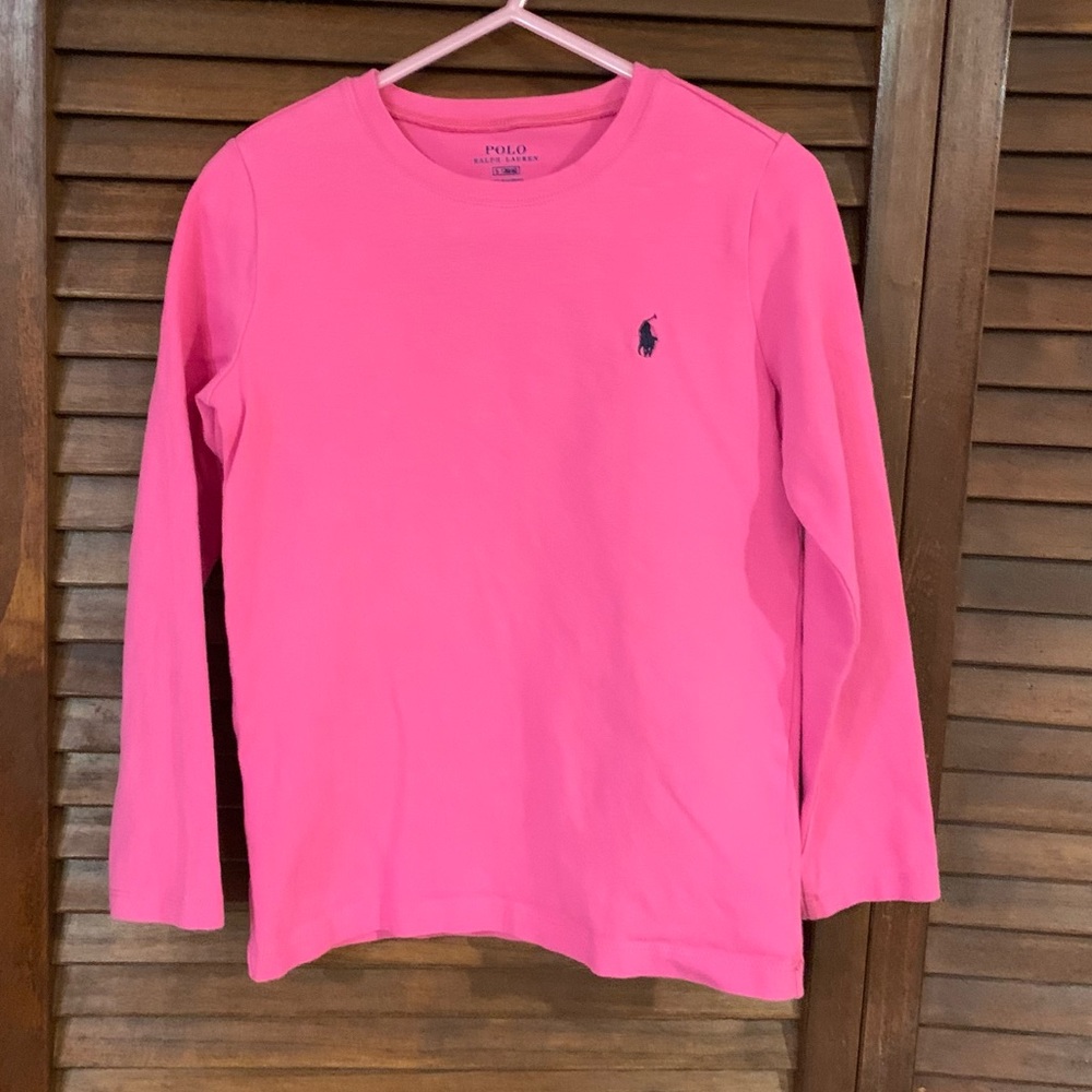 Polo Ralph Lauren Pink Long Sleeve Tee